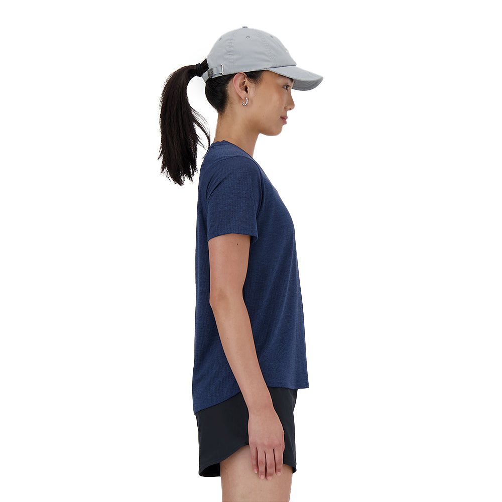 New Balance Women's Athletics T-Shirt - BlackToe Running