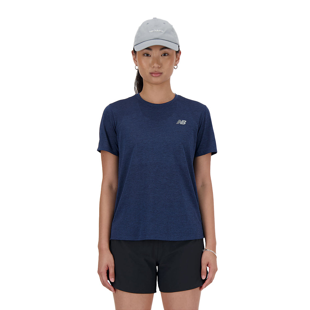 New Balance Women's Athletics T-Shirt - BlackToe Running