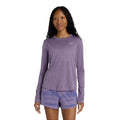 New Balance Women's Athletics Long Sleeve - BlackToe Running#colour_candied-violet-heather