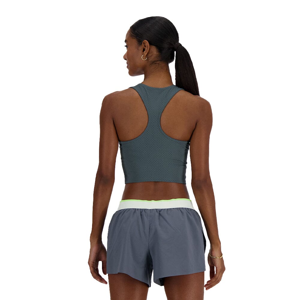 New Balance Women's Sleek Race Day Fitted Tank - BlackToe Running