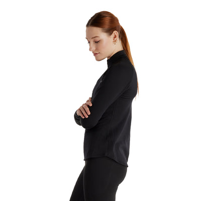 New Balance Women's Athletics Heat Grid 1/2 Zip - BlackToe Running#colour_black