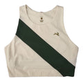 Tracksmith Women's Bell Lap Top - BlackToe Running#colour_ivory-forest