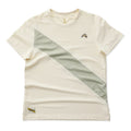 Tracksmith Women's Van Cortlandt Tee Women's Tops - BlackToe Running#colour_ivory-sage