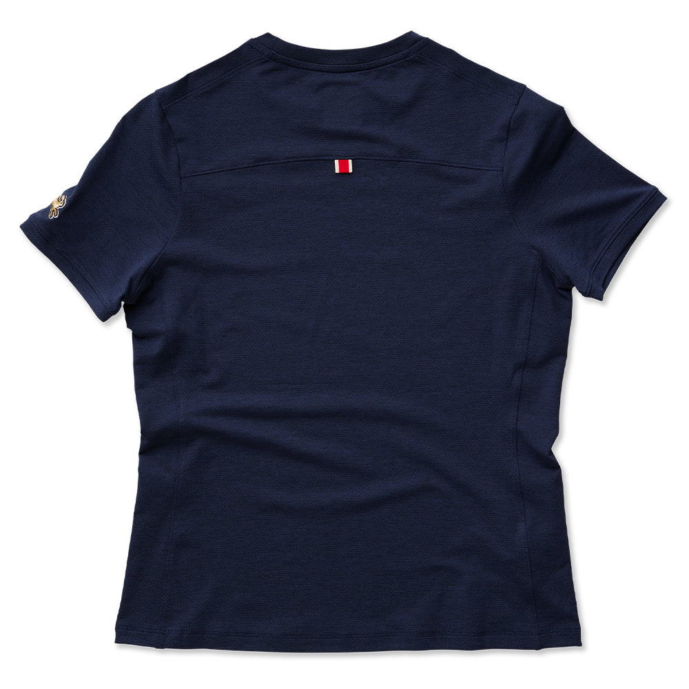 TO25 Marathon - Tracksmith Women's Session Tee - BlackToe Running