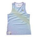 Tracksmith Women's Van Cortlandt Singlet Women's Tops - BlackToe Running#colour_lavender-print-jadeite