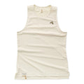 Tracksmith Women's Van Cortlandt Singlet Women's Tops - BlackToe Running#colour_ivory