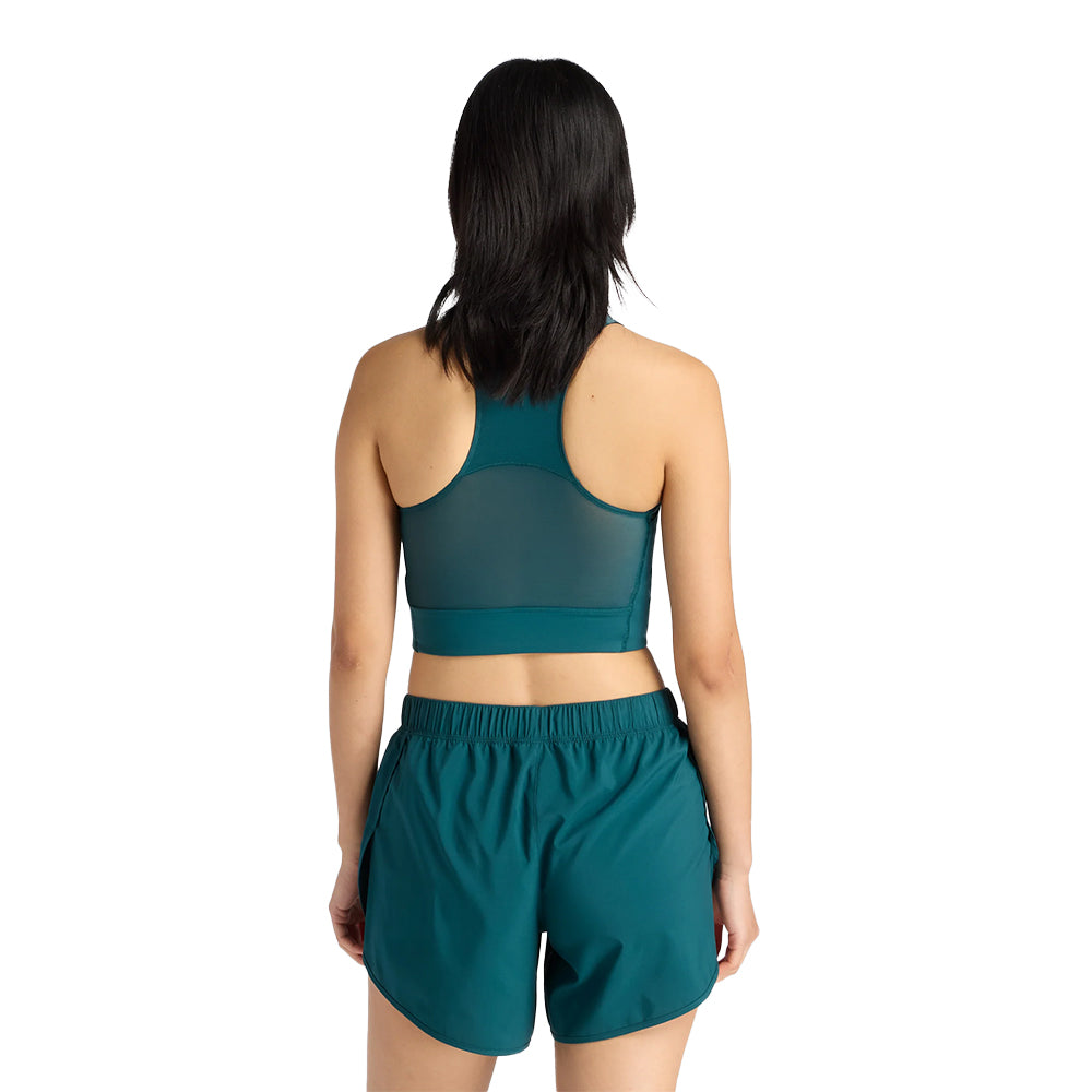 New Balance Women's RC Elite Storage Crop Tank - BlackToe Running