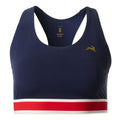 Tracksmith Women's Run Medium Support Bra - BlackToe Running#colour_navy