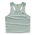 Tracksmith Women's Twilight Crop Tank - BlackToe Running#colour_jadeite
