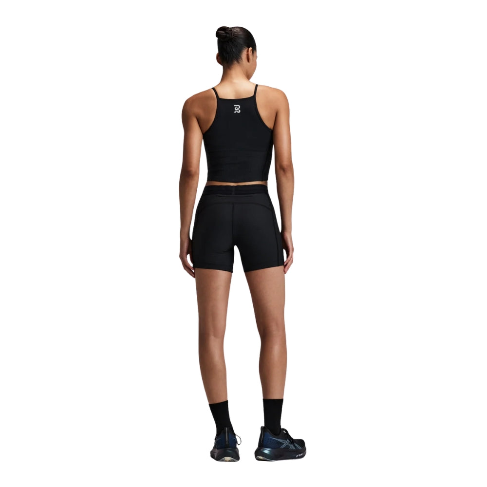 Bandit Running Women's Stamina™ 7 Pocket Nova Crop - BlackToe Running#colour_black