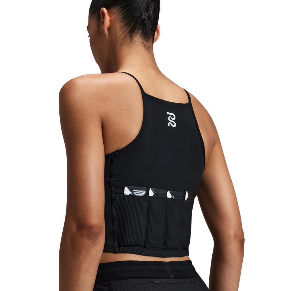 Bandit Running Women's Stamina™ 7 Pocket Nova Crop - BlackToe Running#colour_black
