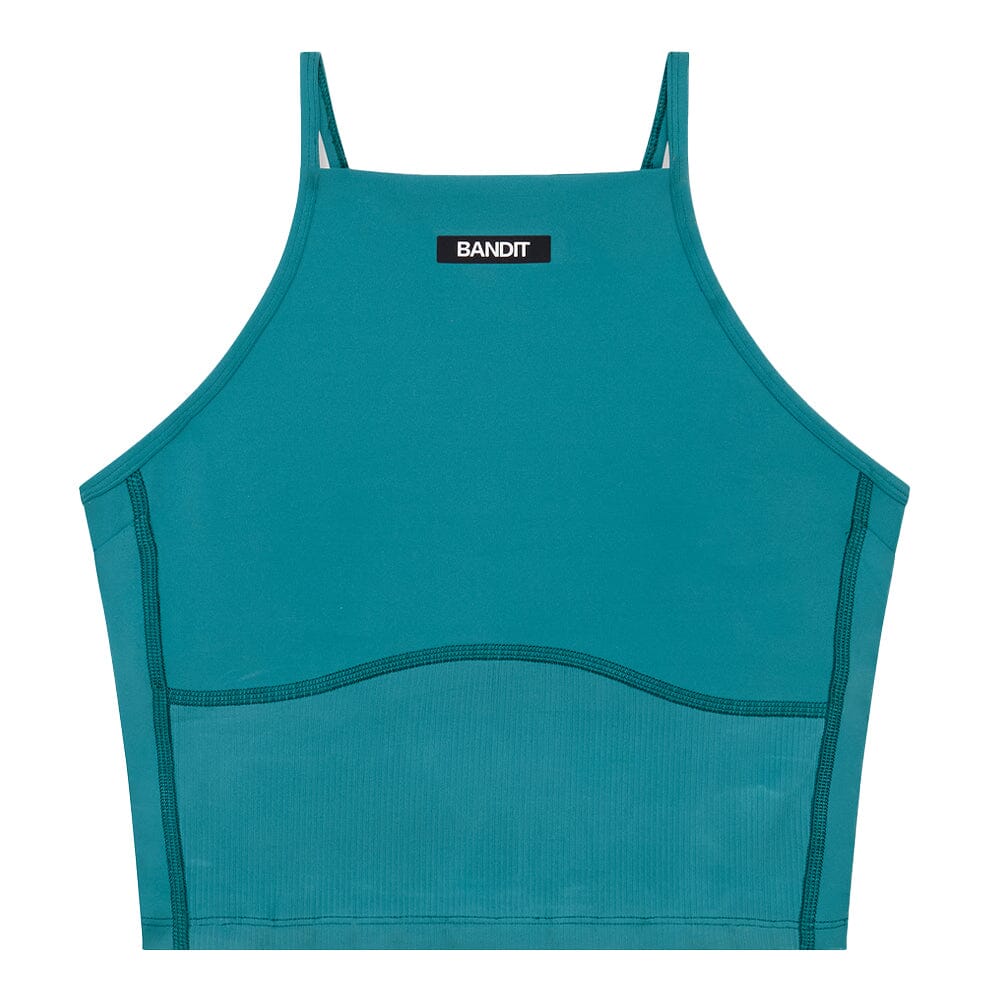 Bandit Running Women's Stamina™ 7 Pocket Nova Crop - BlackToe Running#colour_gulfstream