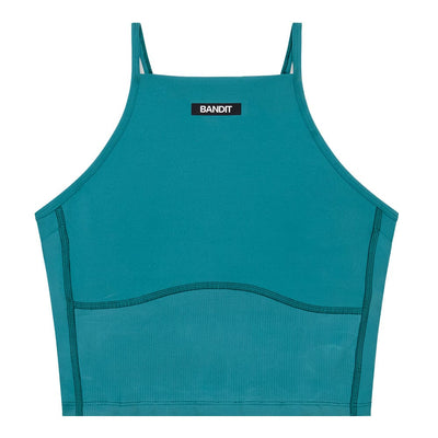 Bandit Running Women's Stamina™ 7 Pocket Nova Crop - BlackToe Running#colour_gulfstream