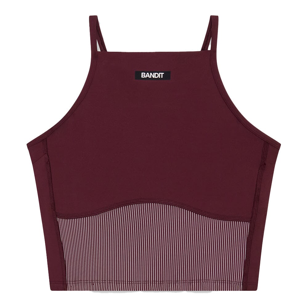 Bandit Running Women's Stamina™ 7 Pocket Nova Crop - BlackToe Running#colour_port