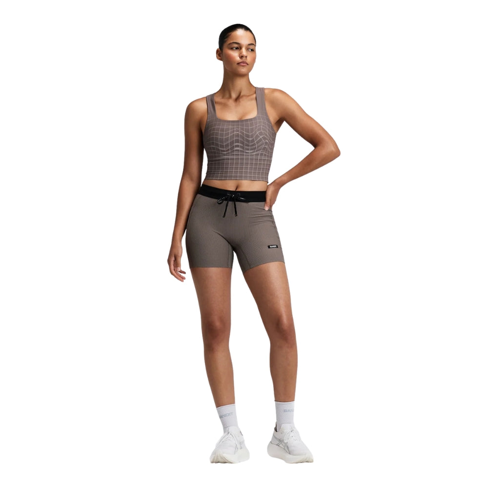 Bandit Running Women's Vanisher™ Square Neck Race Crop - BlackToe Running