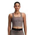 Bandit Running Women's Vanisher™ Square Neck Race Crop - BlackToe Running#colour_cocoa