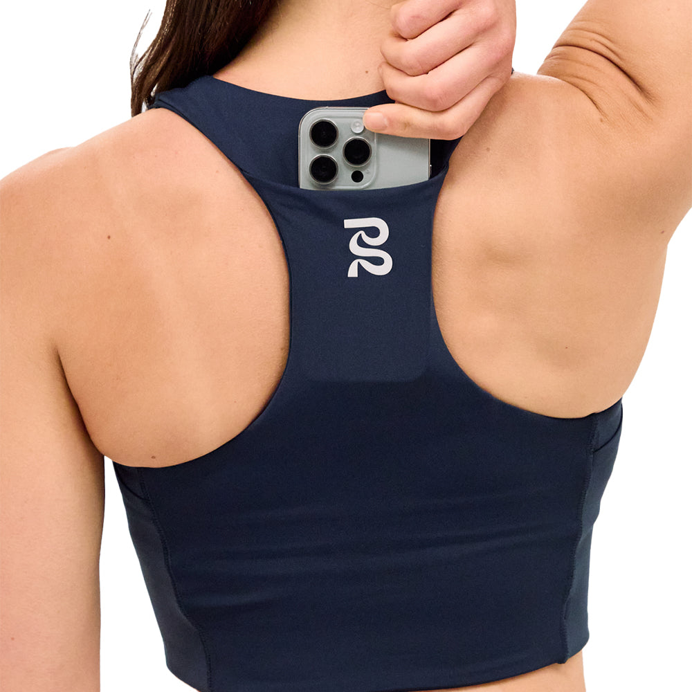 Bandit Running Women's STAMINA™ Compression Race Crop - BlackToe Running