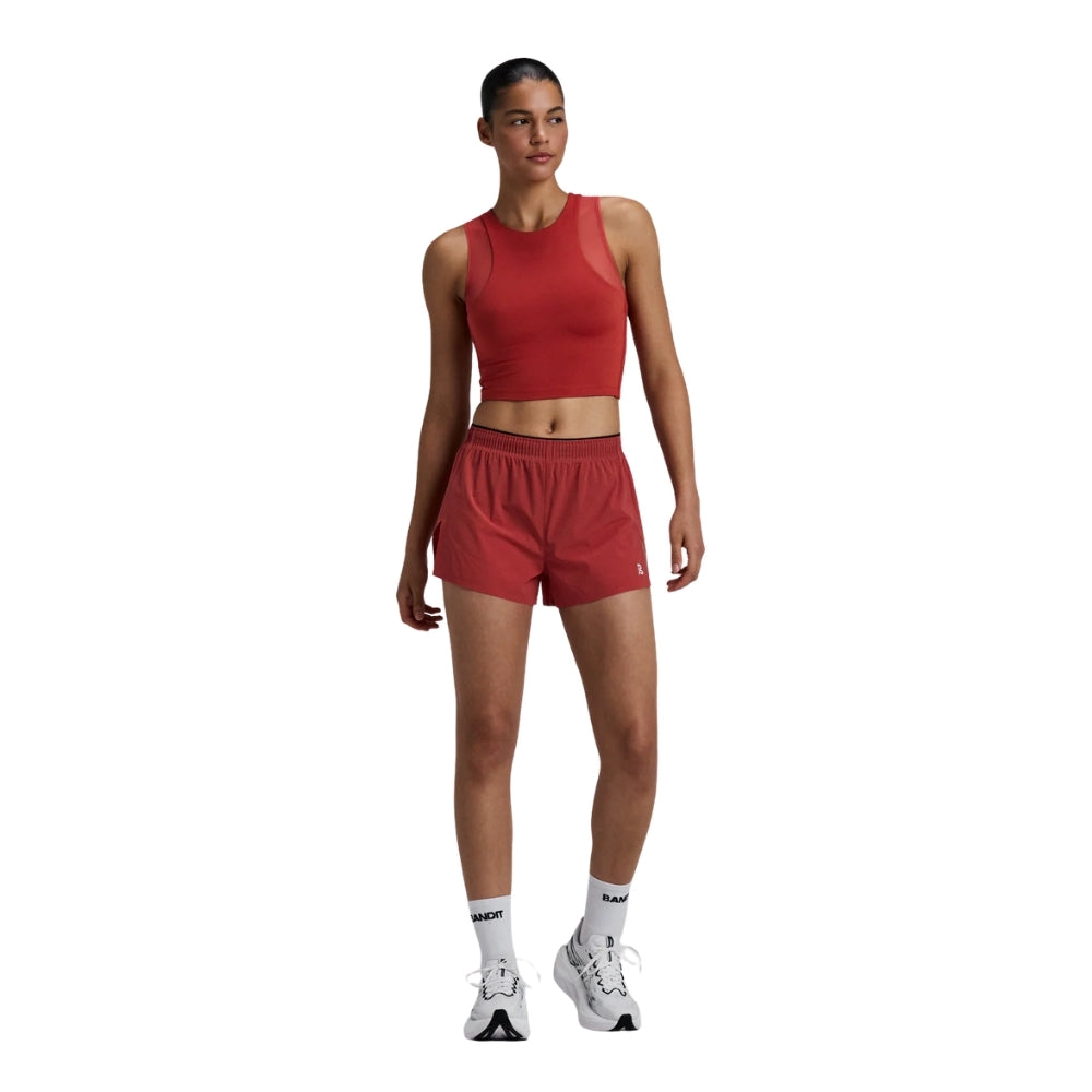 Bandit Running Women's Stamina-V Lyra Race Crop - BlackToe Running