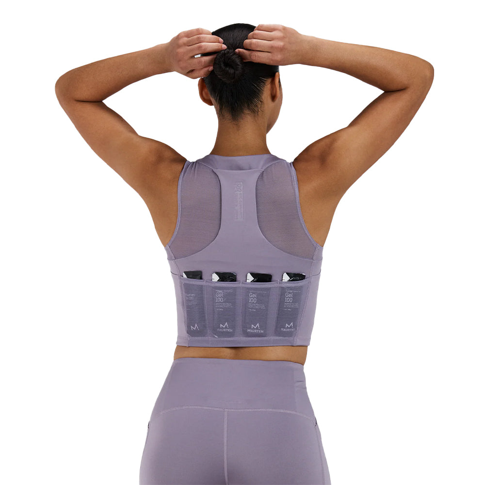 Bandit Running Women's Stamina-V Lyra Race Crop - BlackToe Running