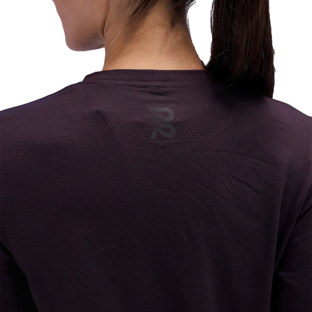 Bandit Running Women's Micromesh™ Long Sleeve Tee - BlackToe Running#colour_shadow