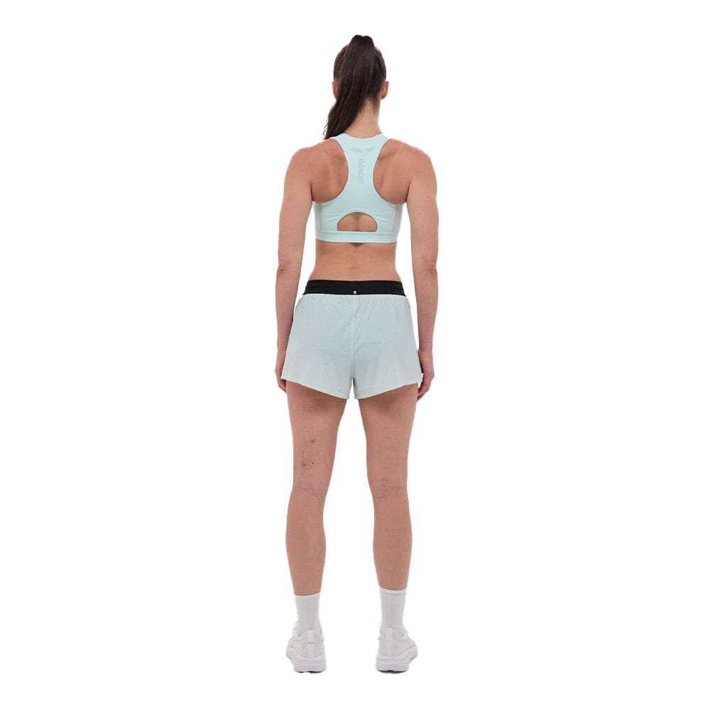 Bandit Running Women's STAMINA™ Scoop Neck Run Bra - BlackToe Running#colour_minty-blue