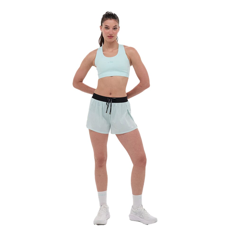 Bandit Running Women's STAMINA™ Scoop Neck Run Bra - BlackToe Running#colour_minty-blue