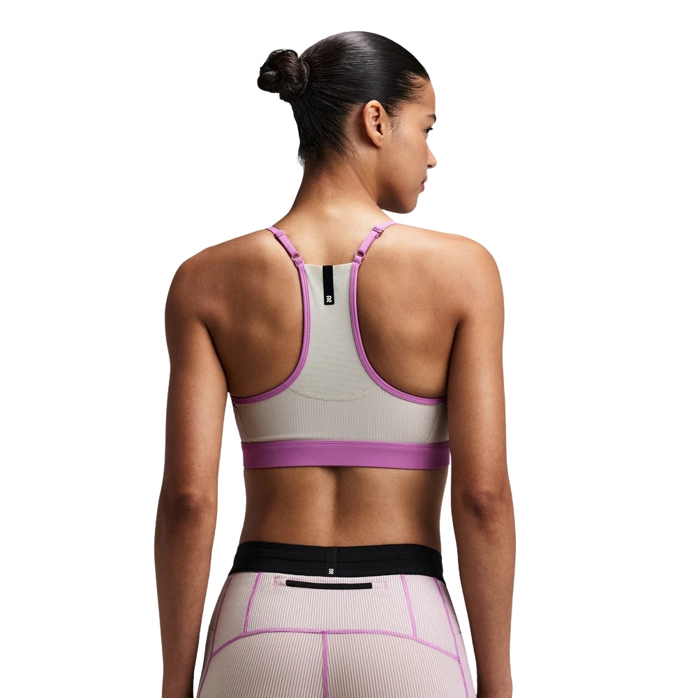 Bandit Running Women's Striped Cadence™ Strappy Run Bra - BlackToe Running
