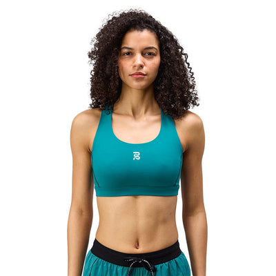 Bandit Running Women's STAMINA™ Scoop Neck Run Bra - BlackToe Running#colour_gulfstream