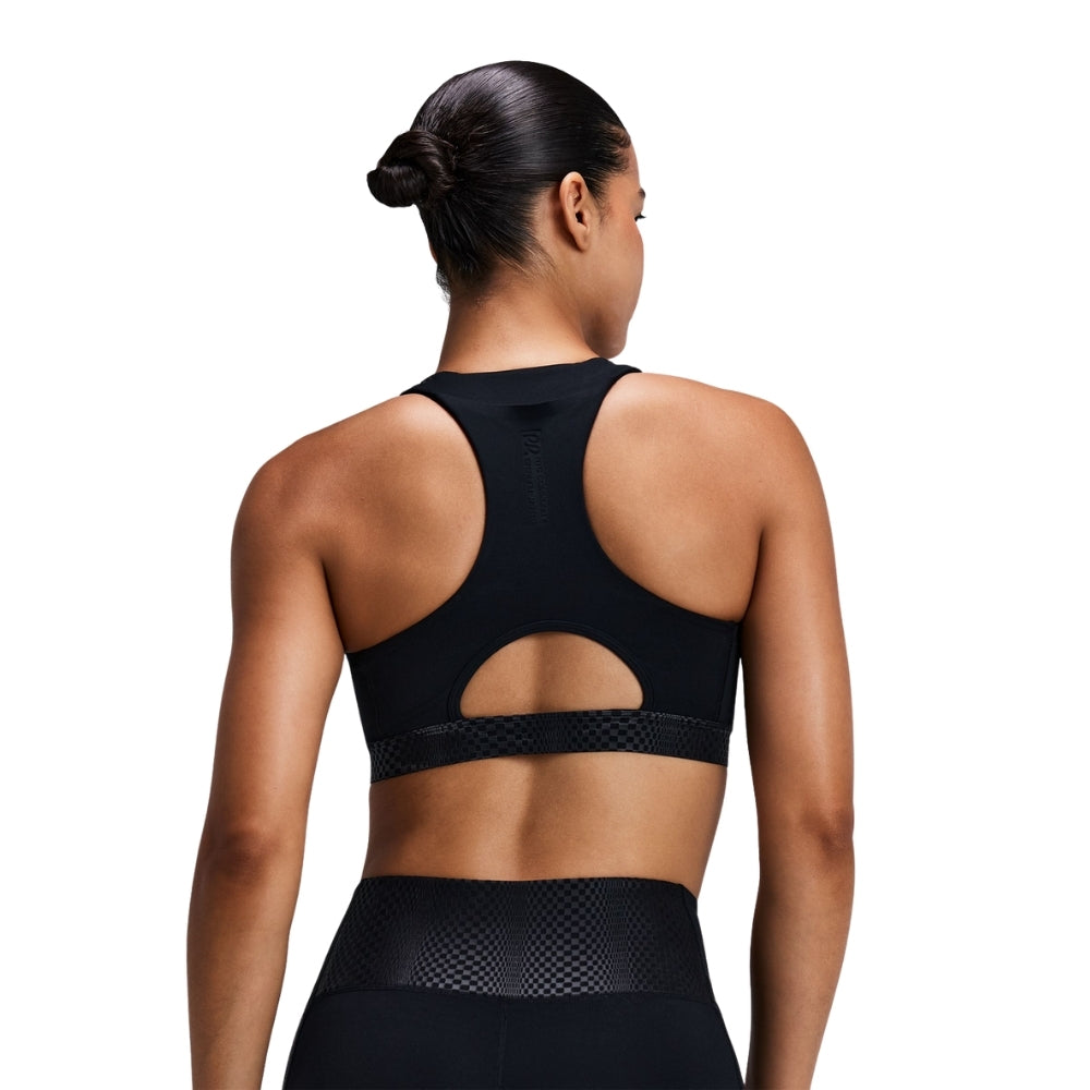 Bandit Running Women's Stamina-V™ Threshold Run Bra - BlackToe Running#colour_black