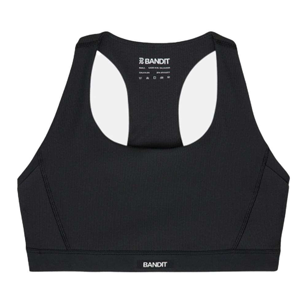 Bandit Running Women's Cadence™ Scoop Neck Run Bra - BlackToe Running#colour_black