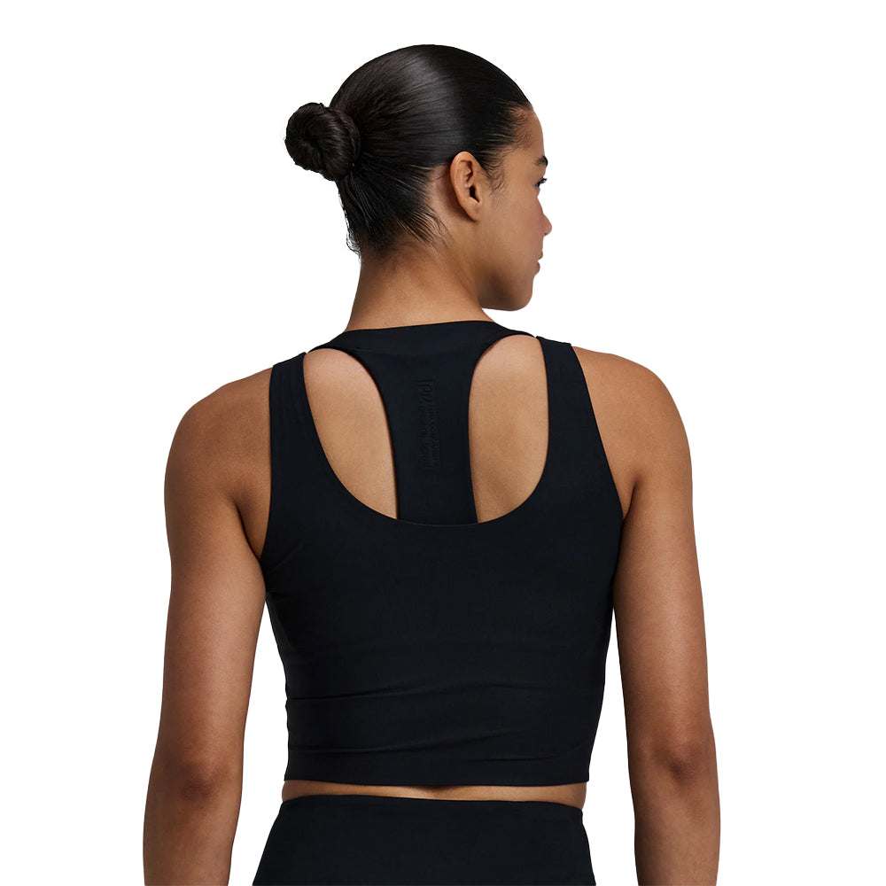 Bandit Running Women's Adapto Scoopneck Distance Tank - BlackToe Running#colour_black