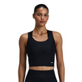 Bandit Running Women's Adapto Scoopneck Distance Tank - BlackToe Running#colour_black