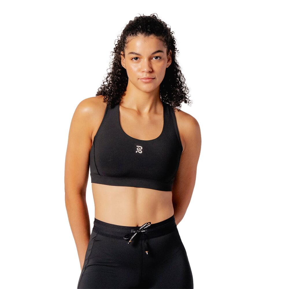 Bandit Running Women's STAMINA™ Scoop Neck Run Bra - BlackToe Running