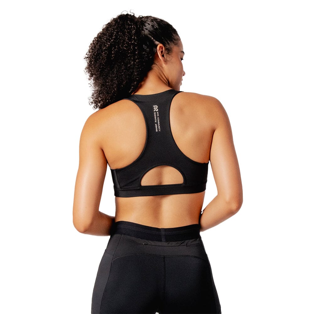 Bandit Running Women's STAMINA™ Scoop Neck Run Bra - BlackToe Running