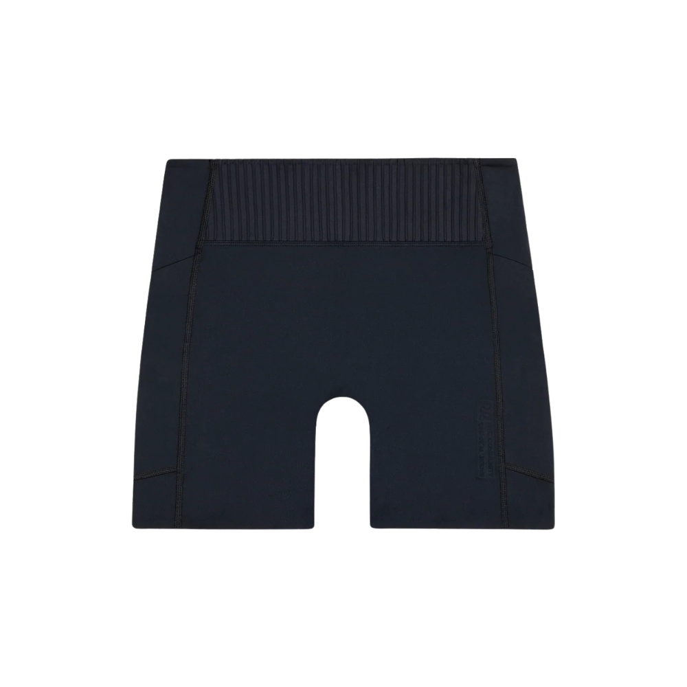 Bandit Running Women's Stamina-V High Waist 5" Compression Short - BlackToe Running#colour_black