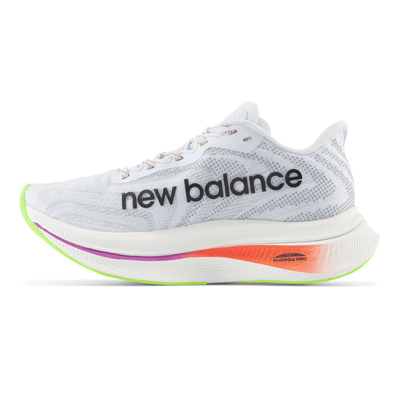 New Balance Women's FuelCell SuperComp Trainer v2 Women's Shoes - BlackToe Running#colour_ice-blue-neon-dragonfly