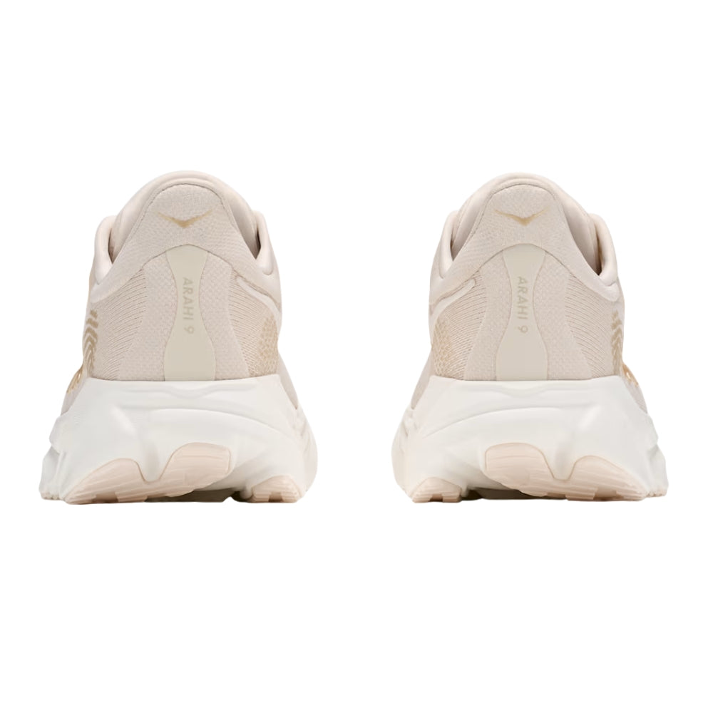 Hoka Women's Arahi 9 - BlackToe Running#colour_alabaster-oat-milk