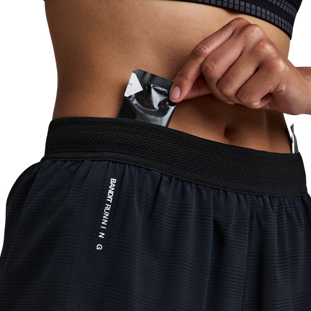 Bandit Running Women's CoolGrid™ 3" Split Shorts - BlackToe Running