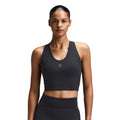 Bandit Running Women's Vanisher™ V-Neck Race Crop  - BlackToe Running#colour_anthracite