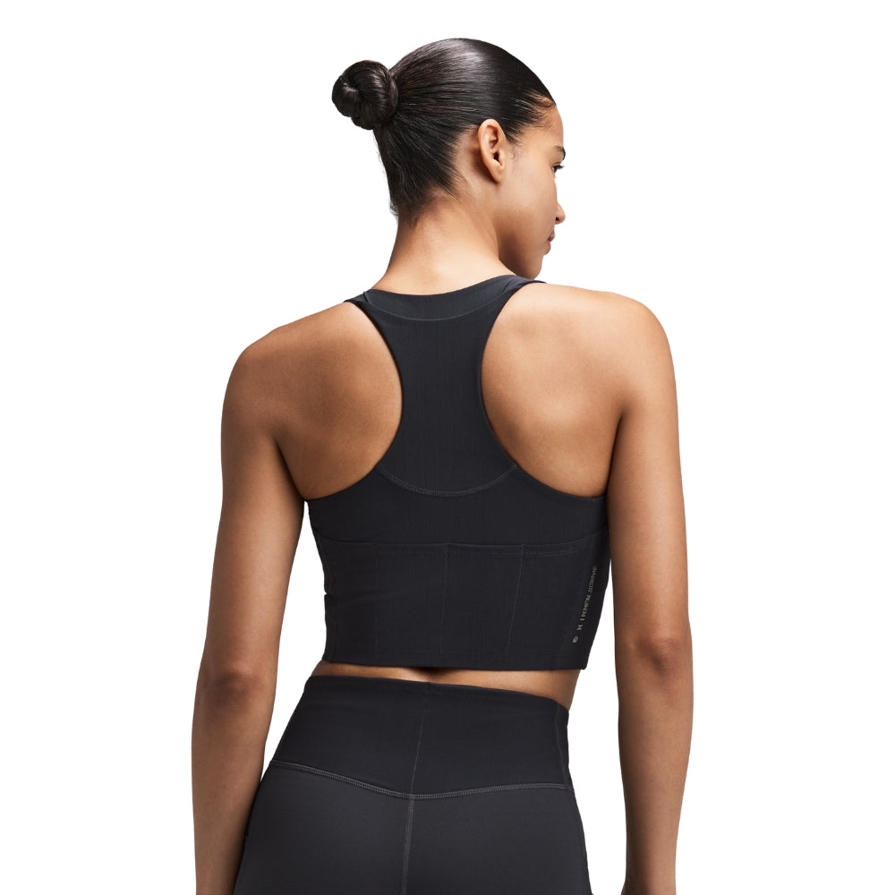 Bandit Running Women's Vanisher™ V-Neck Race Crop  - BlackToe Running