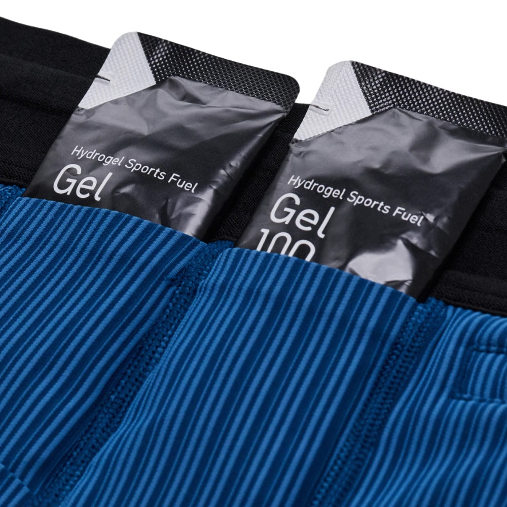 Bandit Women’s Striped Cadence 5" Compression Short - BlackToe Running#colour_ink-blue-aegean