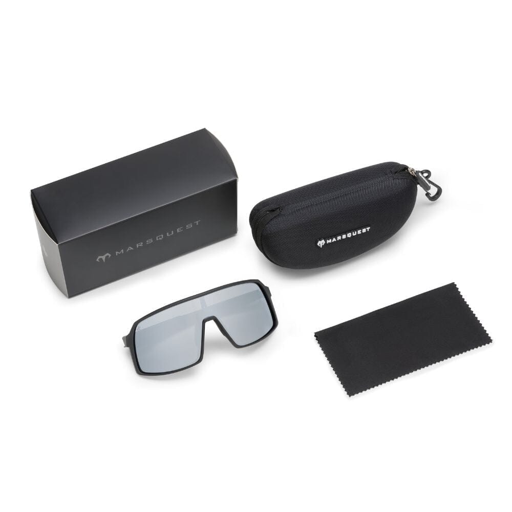 Marsquest Model S Sunglasses - BlackToe Running#colour_carbon-black-grey