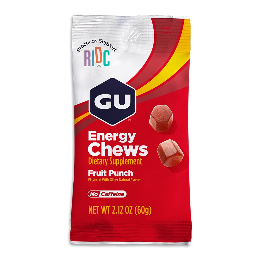 GU Chews - 2 Serving Pack Nutrition - BlackToe Running - 