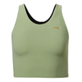Tracksmith Women's Lane Five Crop Top Women's Tops - BlackToe Running#colour_loden