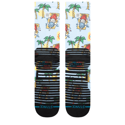 Stance Unisex - Good Humour x Stance Performance Crew Socks - BlackToe Running#colour_light-blue