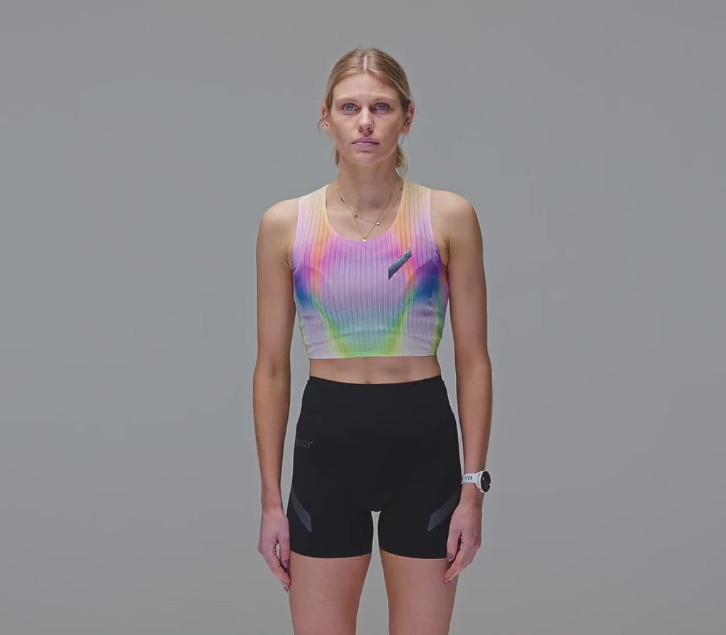 Soar Women's Crop Race Vest - BlackToe Running