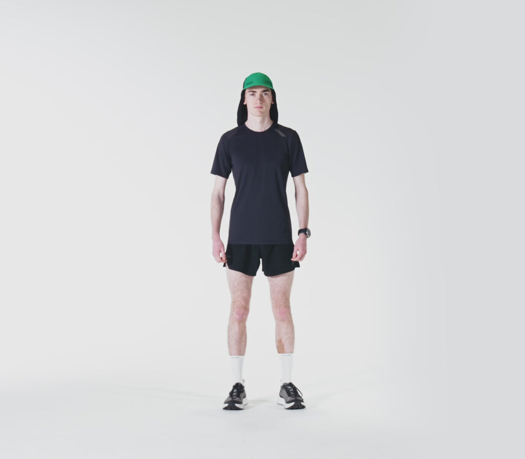 Soar Men's Eco Tech T - BlackToe Running