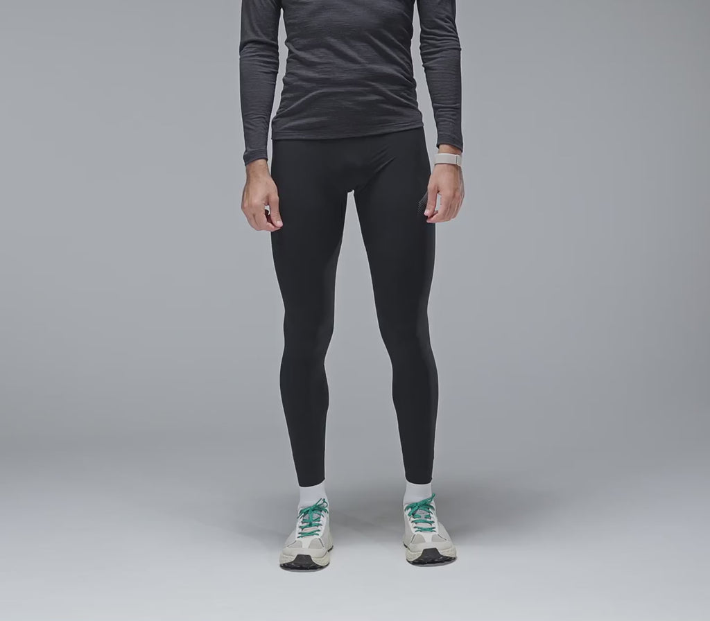 Soar Men's Cargo Tights - BlackToe Running