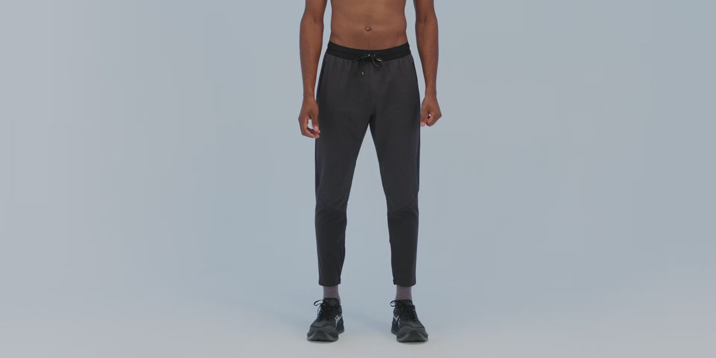 Bandit Running Men's Superwarm™ Run Pant - BlackToe Running#colour_shadow