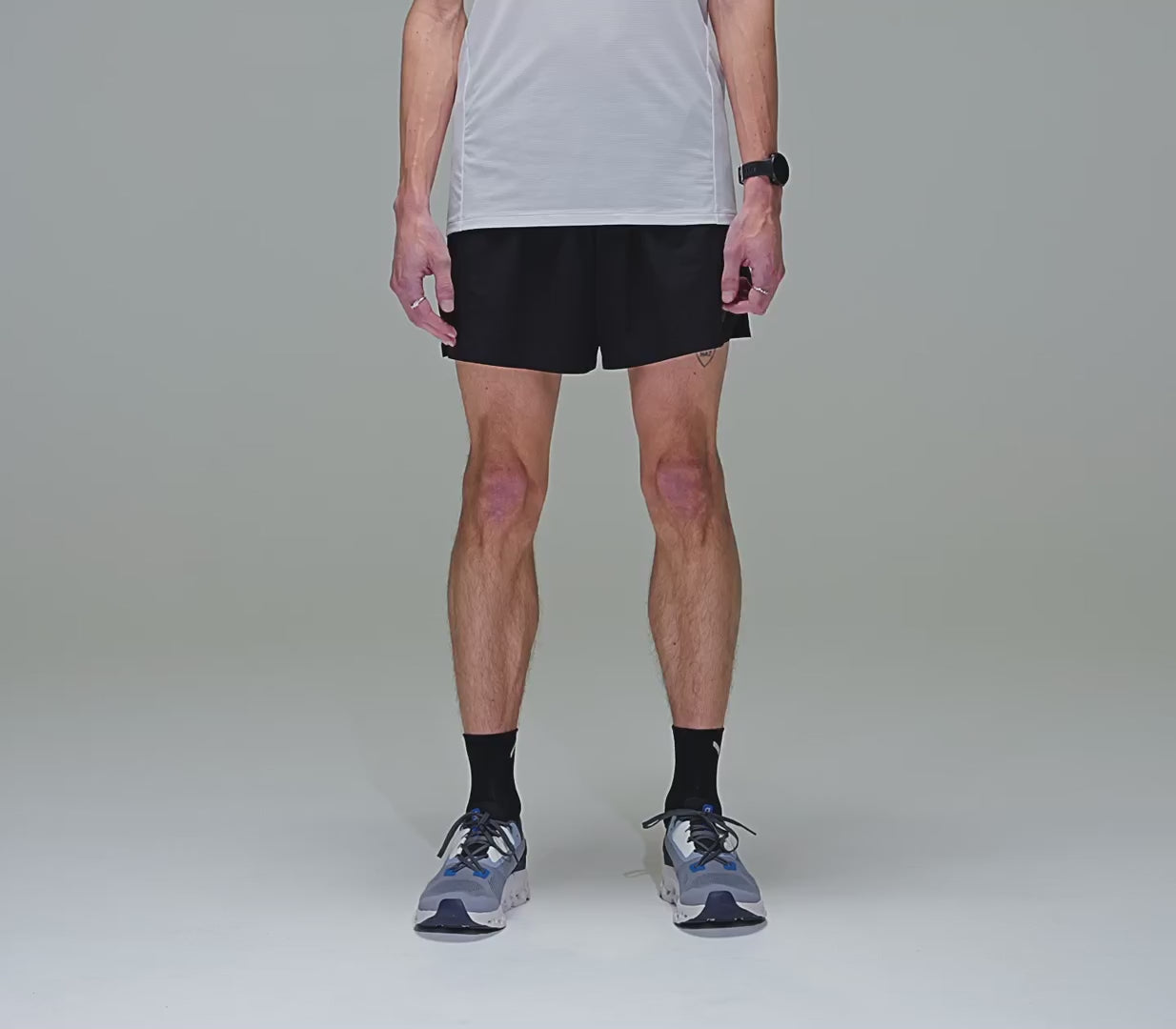 Soar Men's Run Shorts - BlackToe Running#colour_black